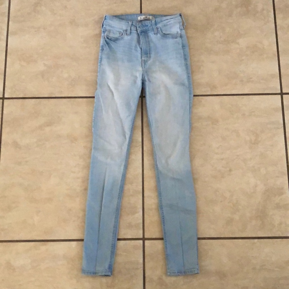 Hollister Light Wash High Rise Jean Leggings